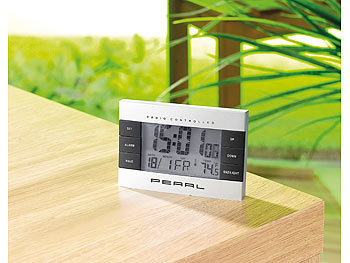 Mpow LED Wecker Digital Thermometer Hygrometer Kalender Alarmwecker Funkwecker 