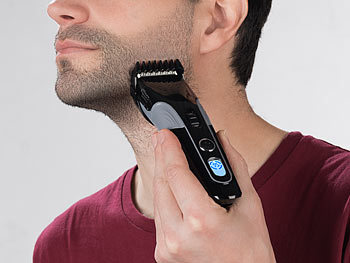 Sichler USB Akku-Haar- & Bartschneider mit LCD-Display, 1 bis 30mm, 60-Min.