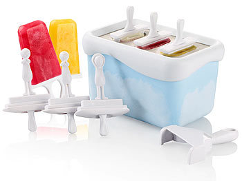 Rosenstein & Söhne Eismaschine Eisblitz für 3x Eis am Stiel in 15 Min
