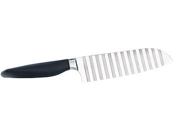Kitchen-Knife: TokioKitchenWare Antihaft-Santokumesser mit 18 cm Klinge