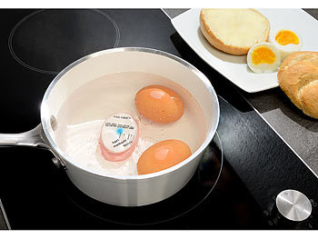 Eieruhr Egg Perfect zum Mitkochen mit Farbwechsel Eierform Qu D4G6 Eggtimer Z6I8
