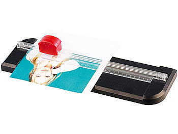 Papierschneider A4 Papier Grußkarten & Foto Schneidegerät mit Fingerschutz und Gleitlineal Design Schneidet bis zu 12 Blattes Grußkarte machen Werkzeuge 