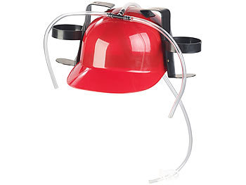 2x Bierhelm Biertrinkerhelm Trinkhelm Mobile Minibar Helm Dosenhalter Totenkopf 