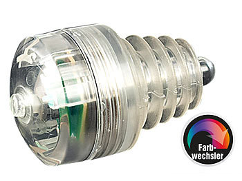 Lunartec Leuchtender Flaschenverschluss mit Farbwechsel-LED, 4er-Set