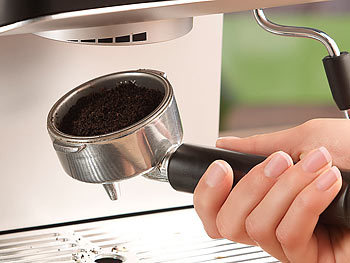 Cucina di Modena Siebträger-Espressomaschine ES-800 mit Milchschäumer (refurbished)
