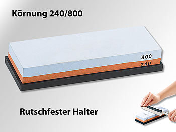 Schleifstein Wetzstein Wasserstein Messerschärfer Messer Abziehstein 240/800 