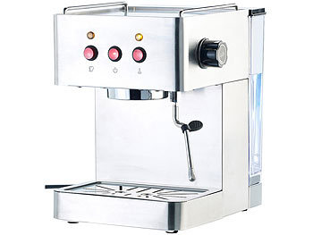 Cucina di Modena Siebträger-Espressomaschine mit Milchschäumer (Versandrückläufer)
