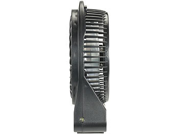 PEARL Akku Tischventilator: 2in1-/Akku-Tisch-Ventilator mit LED-Leuchte,  1.300 mAh (Mini Ventilator Akku)