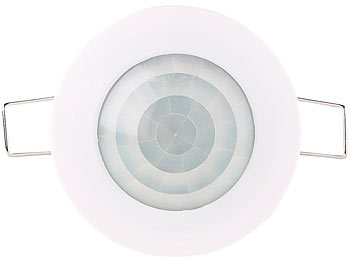 revolt Decken-Einbau-Bewegungsmelder 360°, für Einbauleuchten, LED-geeignet