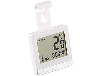 Rosenstein & Söhne Digitales Gefrier- & Kühlschrankthermometer mit Temperatur-Timer