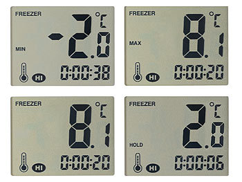 Digitales LCD-Tiefkühl-Thermometer für Kühltruhe Mini Digitaler