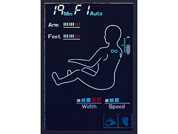 newgen medicals Luxus-Ganzkörper-Massagesessel GMS-150 mit Infrarot-Wärme, beige