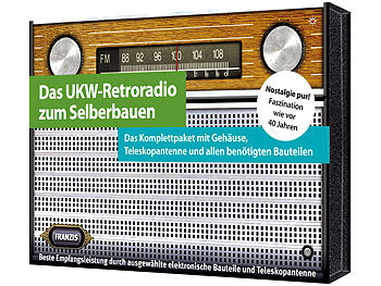 FRANZIS Das UKW-Retroradio zum Selberbauen mit Teleskopantenne