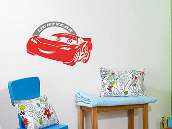 Disney Cars Groß Wand Sticker Neu Zimmerdekoration 