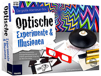 FRANZIS Die große Abenteuer-Box: Optische Experimente & Illusionen