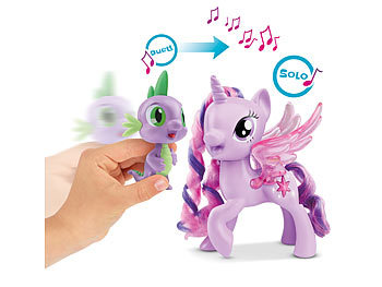 Hasbro Singende Spielfiguren von My little pony "Twilight Sparkle und Spike"