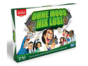 Hasbro Brettspiel von Monopoly "Ohne Moos nix los!", 2-4 Spieler, ab 8 Jahren