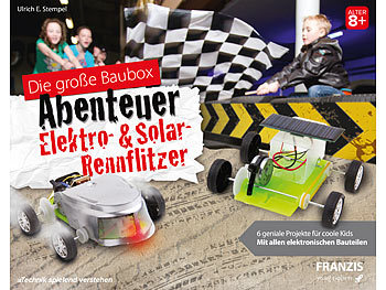 FRANZIS Bausatz "Die große Baubox: Abenteuer Elektro- & Solar-Rennflitzer"