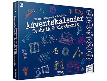Advent Kalender Kinder: FRANZIS Adventskalender Experimentieren & Entdecken "Technik und Elektronik"