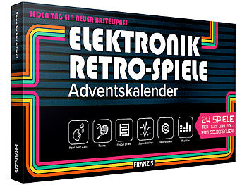 FRANZIS Adventskalender Elektronik Retro-Spiele