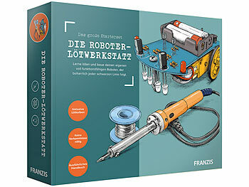 Lernpaket: FRANZIS Die große Baubox "Roboter-Lötwerkstatt"