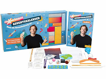 Adventskalender gefüllt: FRANZIS Adventskalender CHeXperiment