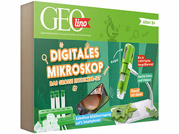 Adventskalender: FRANZIS Geolino: Digitales Mikroskop - Das große Entdecker-Set