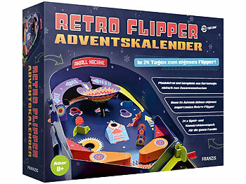 Bastel-Adventskalender: FRANZIS Adventskalender Retro-Flipper