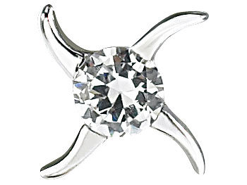 St. Leonhard Sternförmige Stecker mit Zirkonia