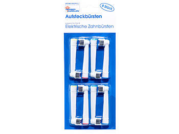 newgen medicals 8er-Pack Aufsteckbürsten, passend für Oral-B Elektro-Zahnbürsten