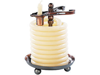 Britesta Nostalgie-Kerzenleuchter aus Metall inkl. 2m Wachsschnur