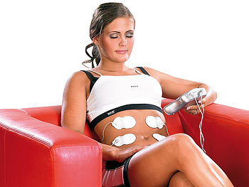 newgen medicals Bodyshaping- & Massage-Gerät ESG-4013 mit grafischem XXL-Display