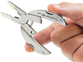 PEARL 9in1 Taschen-Werkzeug-Set "Pocket Multi-Tool"