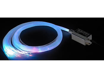 Lunartec LED-Glasfaser-Sternenhimmel Multi-Color mit Farbwechlser