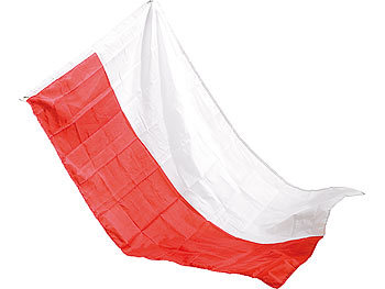 PEARL Länderflagge Polen 150 x 90 cm aus reißfestem Nylon