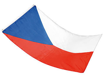 PEARL Länderflagge Tschechien 150 x 90 cm aus reißfestem Nylon