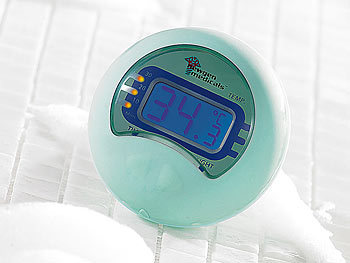 newgen medicals Digitales 3in1 Bade-Thermometer "Relax" mit Wasserlichtspiel