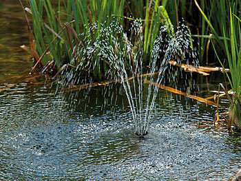 Teich Springbrunnen