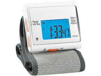 Uhr mit Vibrationsalarm: newgen medicals Vibrationswecker im Armbanduhr-Format