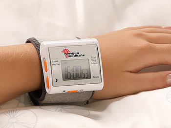 newgen medicals Vibrationswecker im Armbanduhr-Format, Versandrückläufer