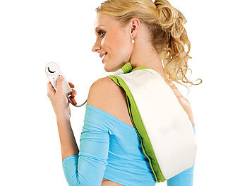 newgen medicals Massagegürtel mit Vibrations- & Klopfmassage