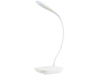 Dimmbare LED Flexible Schreibtisch Leselampe Bettleuchte Power Bank Tisch Lampe 