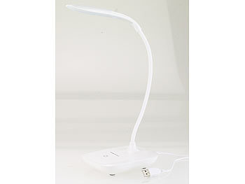 LED-Schreibtischlampe dimmbar, mit Schwanenhals