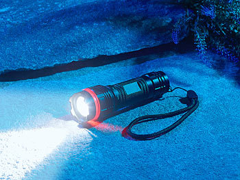 KryoLights Cree-LED-Taschenlampe mit Alu-Gehäuse, 5 Watt, 360 Lumen, IP65