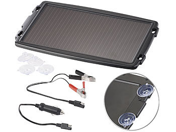 Solarpanel für Auto: revolt Solar-Ladegerät für Auto-Batterien, Pkw, 12 Volt, 2,4 Watt