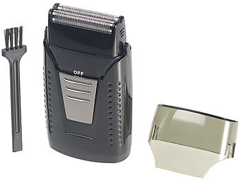 Sichler Vibrationsfreier Folien-Akku-Reiserasierer, IPX5, USB-Ladebuchse