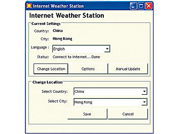 FreeTec USB-Wetterstation "Basic" mit Internet-Aktualisierung (refurbished)