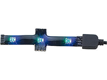 Lunartec SMD-LED-Crossverbindung - RGB per Infrarot steuerbar