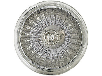 Lunartec Halogen-Spiegellampe, 12 Volt, MR11/GU4, 28 Watt, 4er-Pack