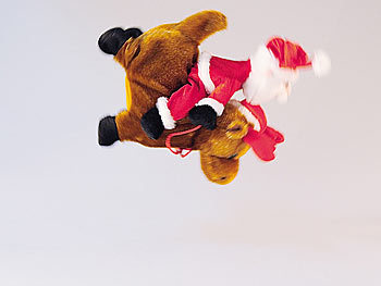 Playtastic Weihnachtsmann "Salto Claus" mit Rentier